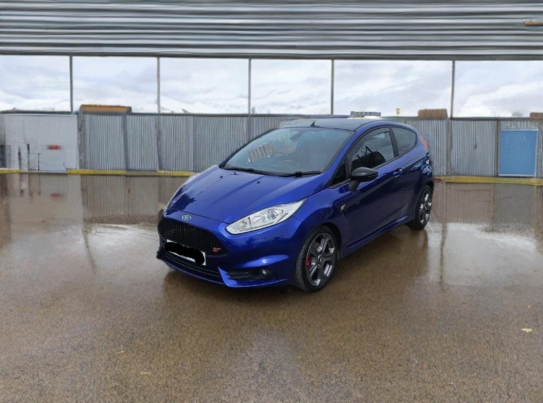**(ONLY 56K MILEAGE)** 2016 FORD FIESTA ST-3 TURBO 1.6 PETROL MANUAL HATCHBACK BLUE 56,029