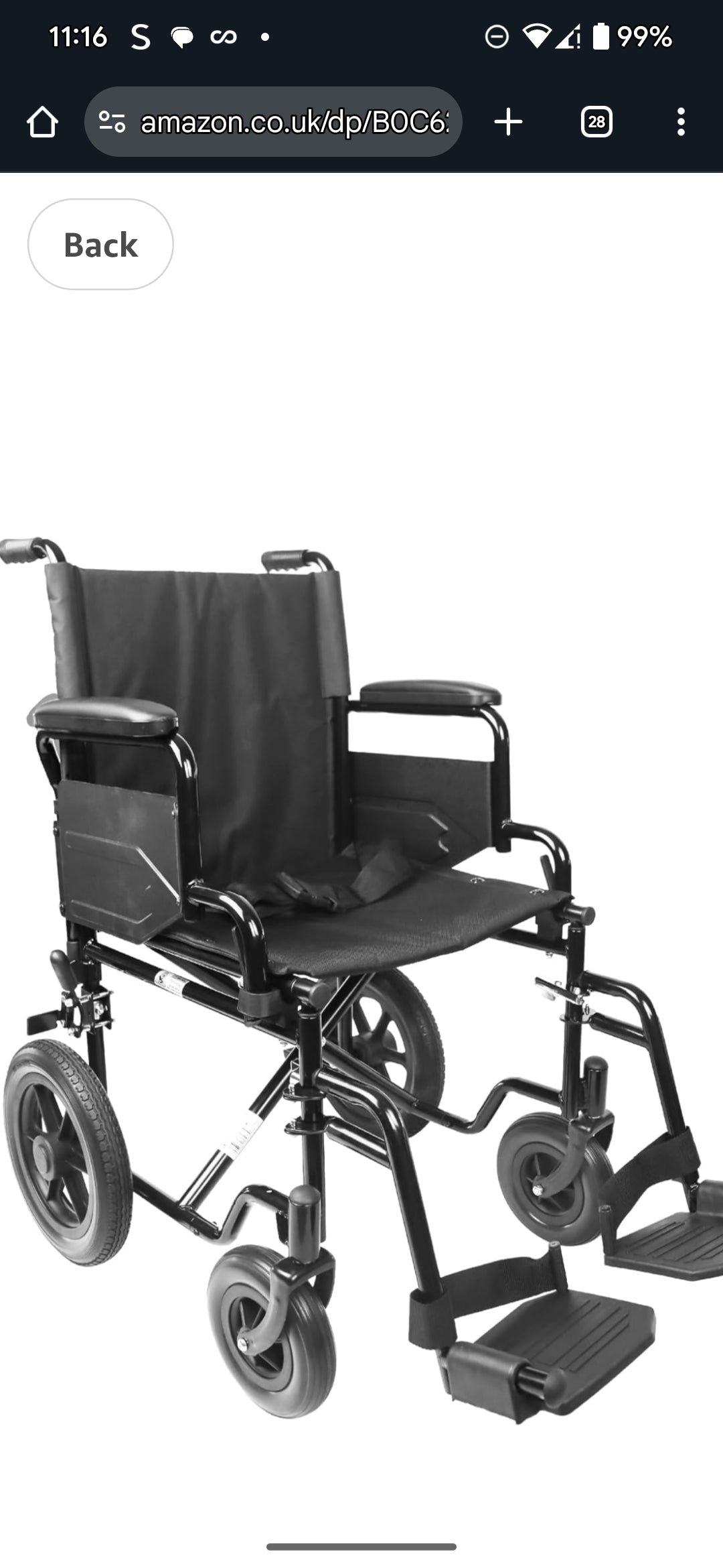 MOBILITY PATIENT WHEELCHAIR