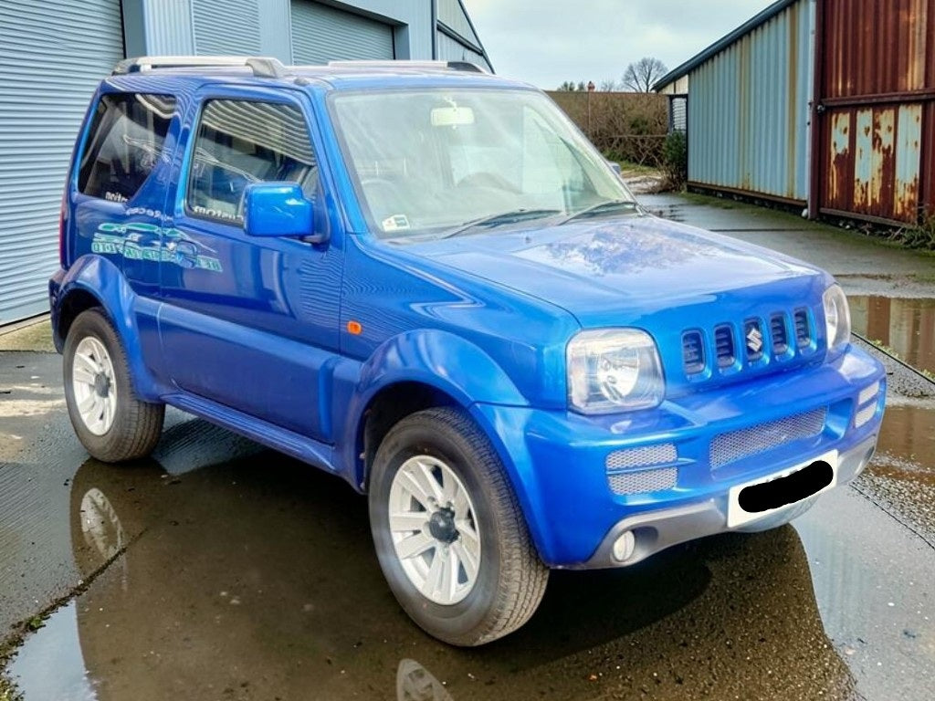 **(ONLY 9K MILEAGE)** 2010 SUZUKI JIMNY SZ4 1.3 PETROL MANUAL BLUE SUV >>--NO VAT ON HAMMER--<<
