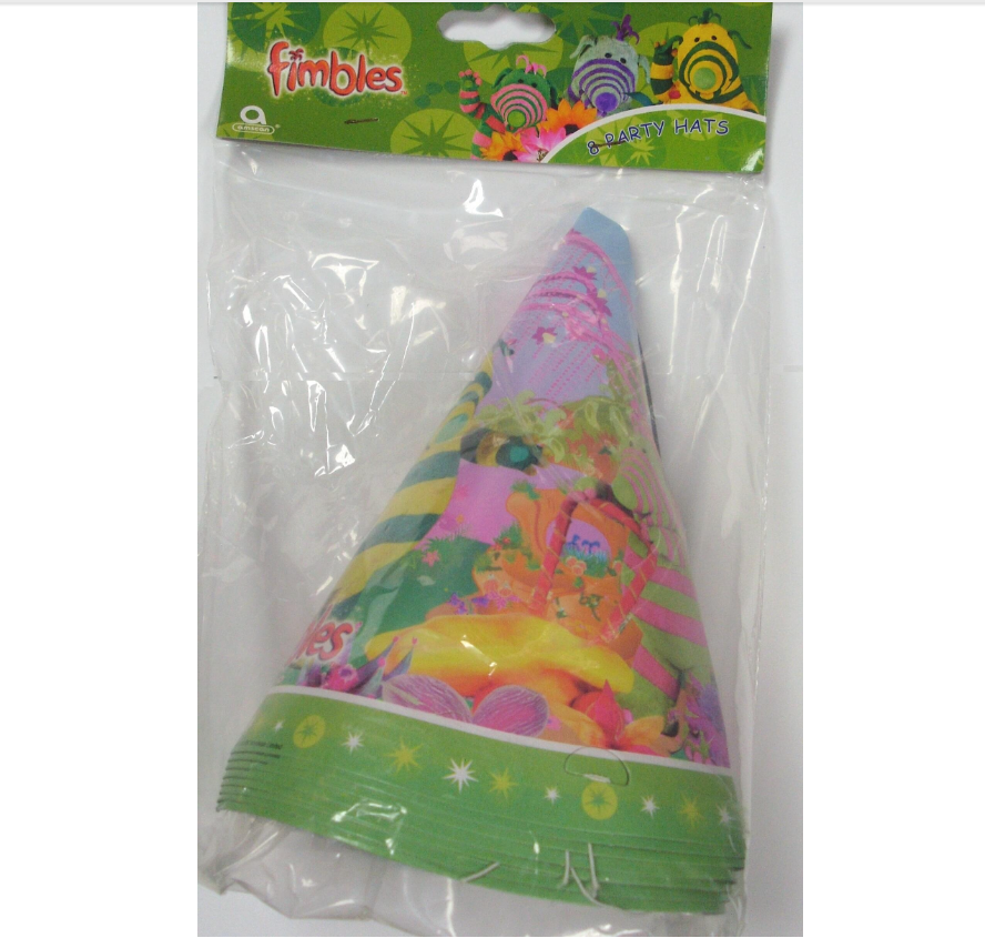 240 X FIMBLES 8 PARTY CONE HAT