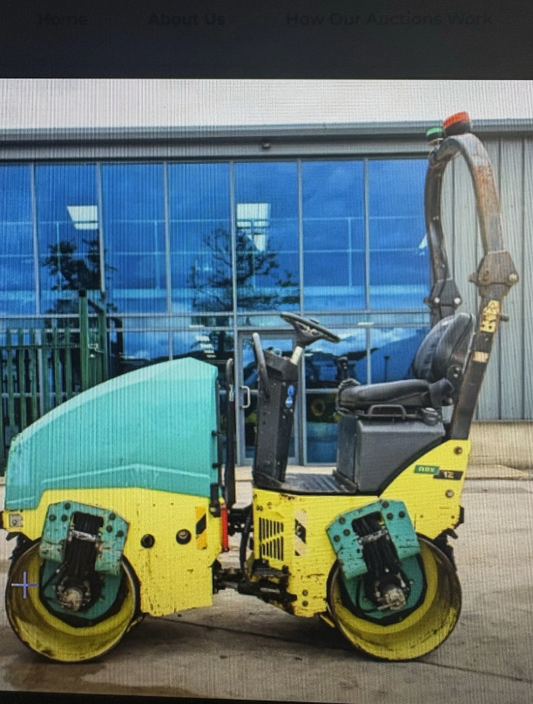 2017 AMMANN ARX12 DOUBLE DRUM VIBRATING ROLLER