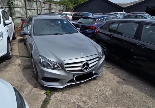 2014 MERCEDES-BENZ E220 AMG SPORT CDI AUTO 2.1 DIESEL SALOON IN SILVER >>--NO VAT ON HAMMER--<<