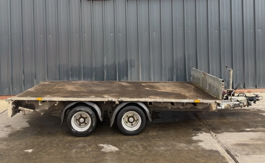 2020 IFOR WILLIAMS LM125GHD 3.5 TONNE FLATBED TRAILER