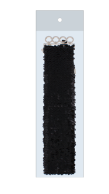 89 X BLACK SEQUIN ELASTICATED LADIES BELT