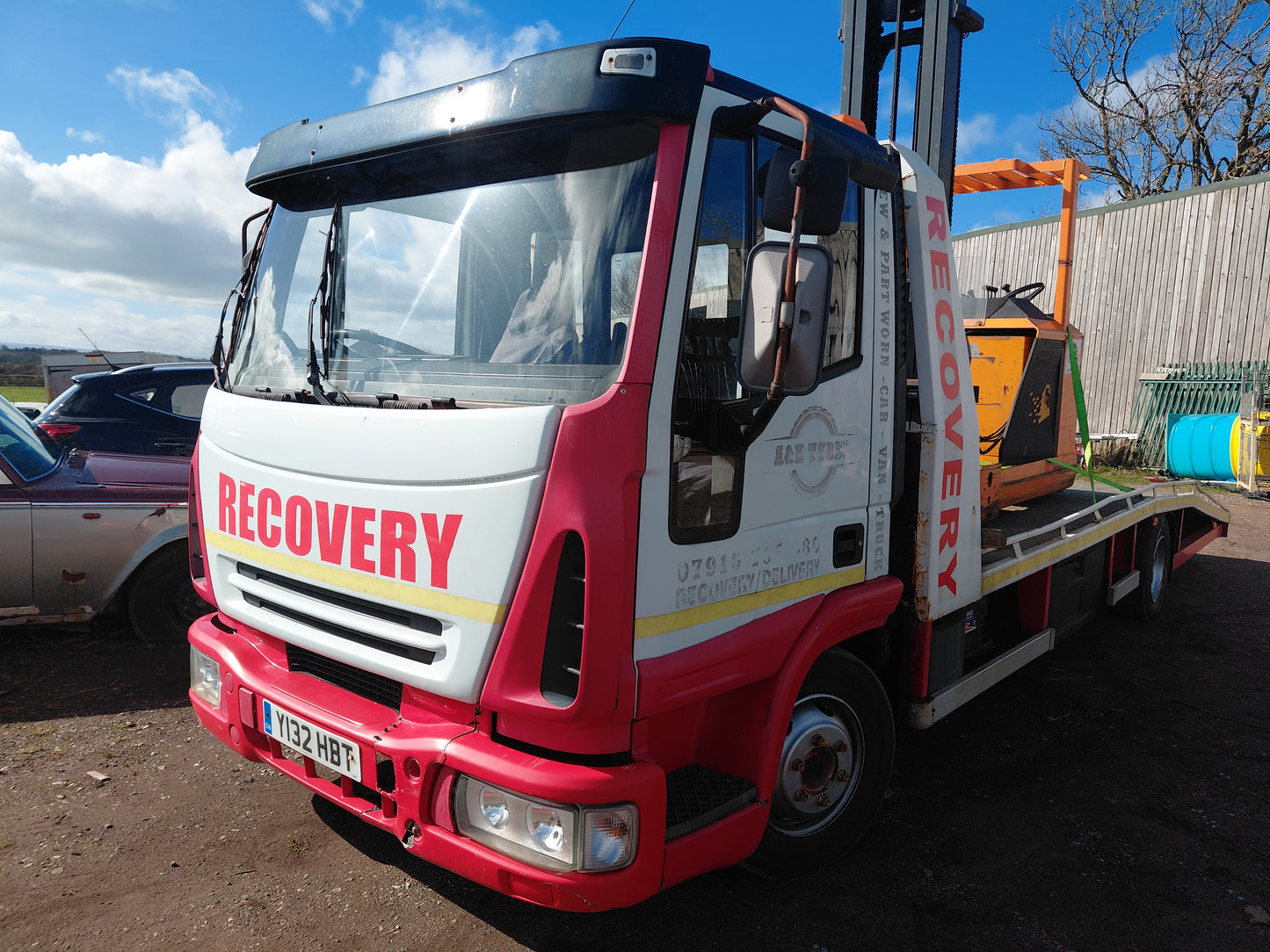 IVECO 7.5TON RECOVERY TRUCK STEEL BED WINCH RAMPS V5 PRESENT