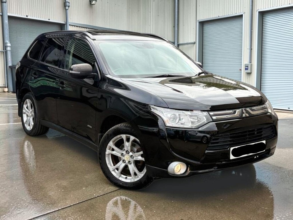 2013 MITSUBISHI OUTLANDER GX 5 DI-D AUTO 2.3L DIESEL SUV BLACK >>--NO VAT ON HAMMER--<<