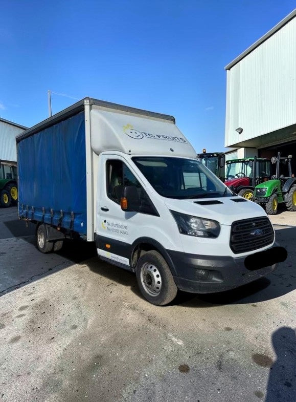 2017 FORD TRANSIT 350 2.0 TDCI CHASSIS CAB MANUAL DIESEL WHITE