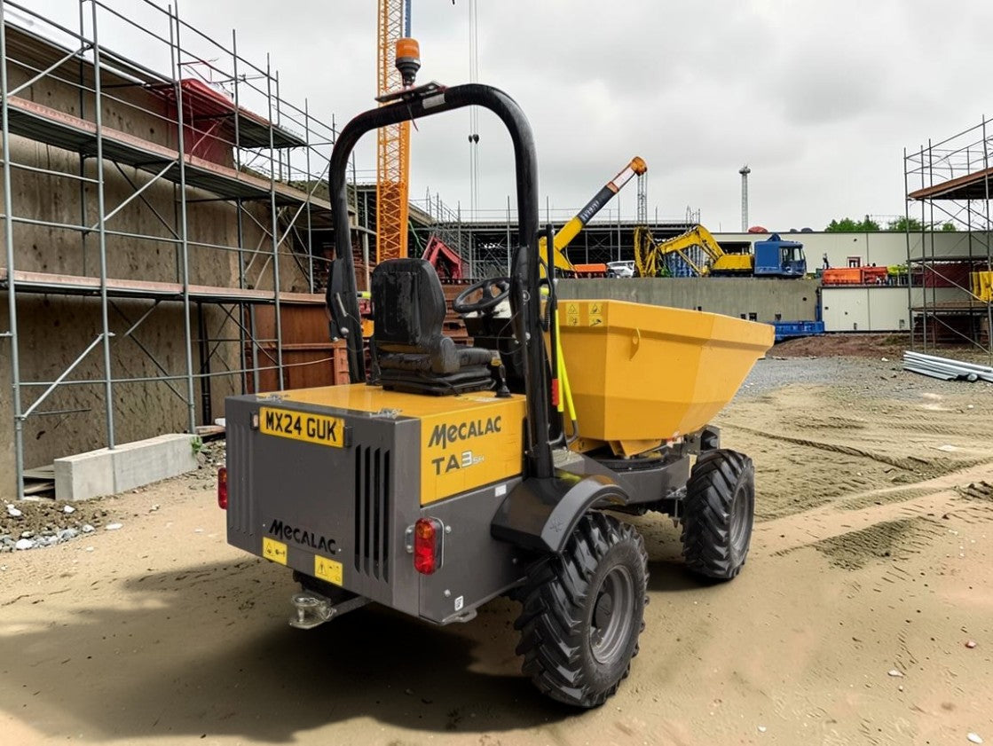 2024 MECALAC TA3SH 3 TON SWIVEL TIP DUMPER