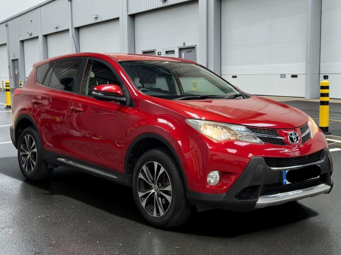 **(ONLY 84K MILEAGE)**2014 TOYOTA RAV4 ICON D-4D AUTO RED 2.2L DIESEL >>--NO VAT ON HAMMER--<<