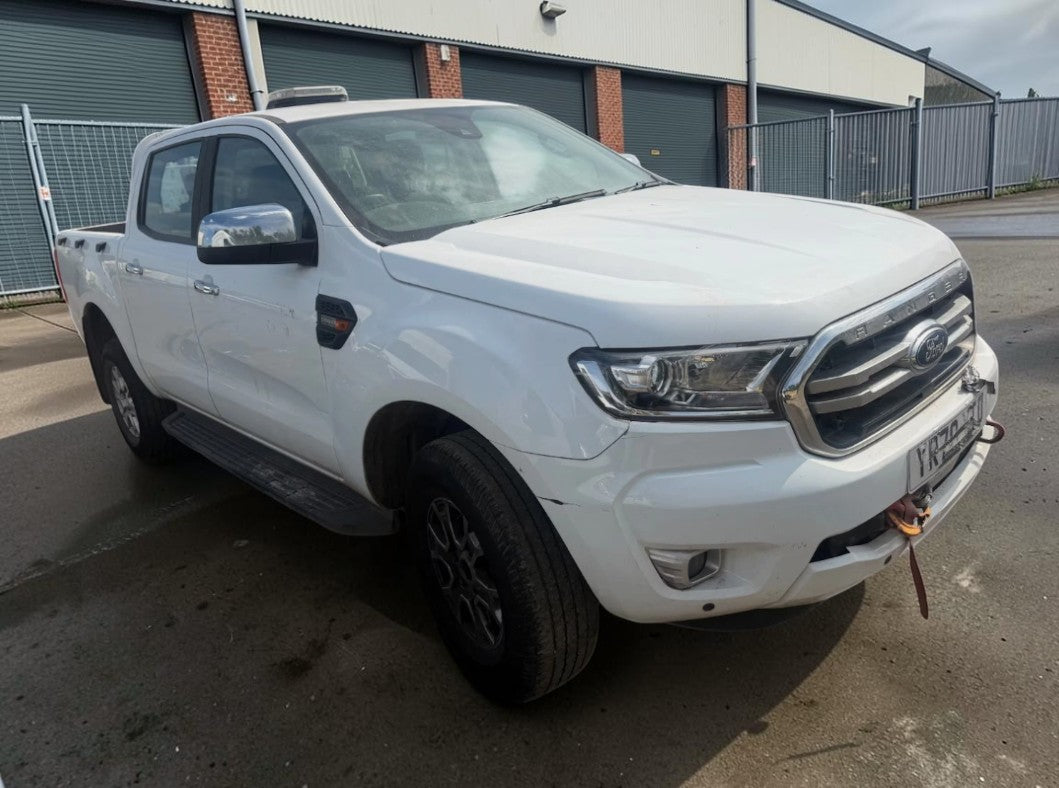 **(ONLY 66K MILEAGE)** 2020 FORD RANGER XLT ECOBLUE 4X4 2.0L DIESEL MANUAL PICK UP IN WHITE