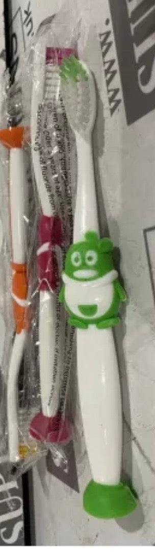 CHILDRENS OWL CHARACTER TOOTHBRUSHES