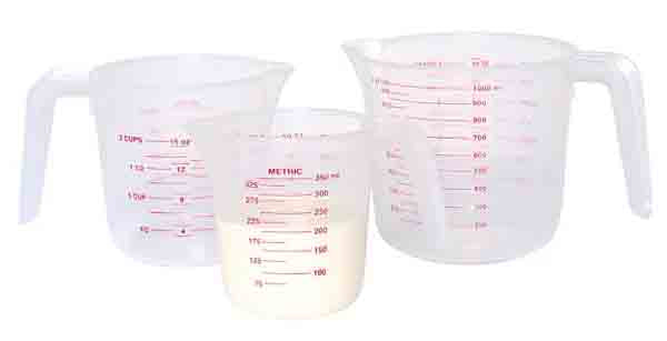 KITCHENCRAFT SET OF 3 JUGS PER SET, 32 SETS IN TOTAL RRP £12.99 EACH