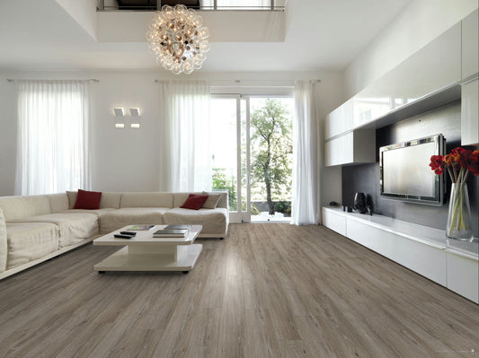 52 X PACKS (129M2) EGGER GREIGE OAK LAMINATE FLOORING 2.49M2/PACK RRP £2,300