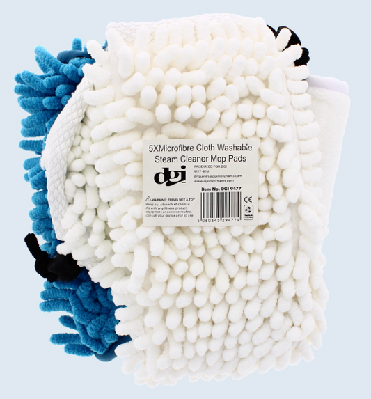 80 X 5 X MICROFIBRE CLOTH WASHABLE STEAM CLEANER PADS