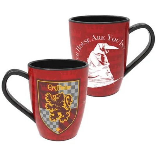 90 X NEW HP - SORTING HAT HEAT CHANGE MUG - GRYFFINDOR