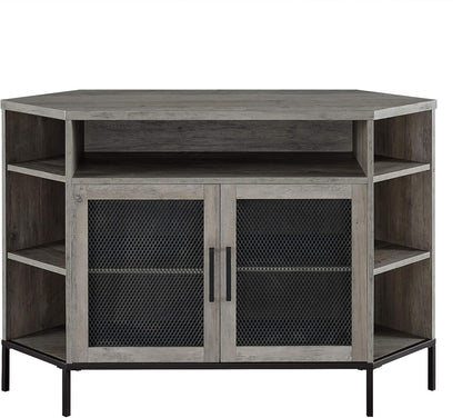 WALKER EDISON EDEN BRIDGE DESIGNS TV STAND, GREY WASH WAYFAIR RRP £450.