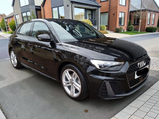 **(ONLY 36K MILEAGE)** 2019 AUDI A1 S LINE 30 TFSI S-A BLACK HATCHBACK >>--NO VAT ON HAMMER--<<
