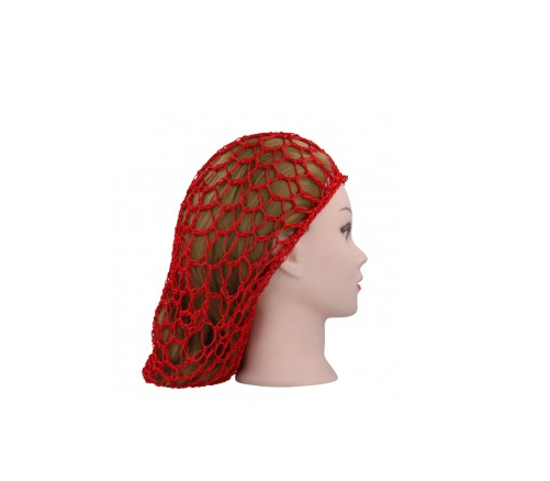 48 X THICK HAIR NET RED