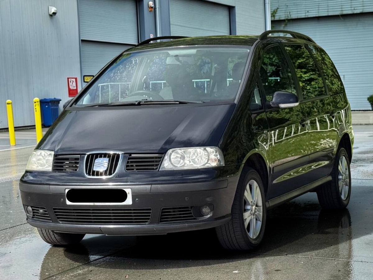 2009 SEAT ALHAMBRA S TDI 1968CC DIESEL MANUAL MPV BLACK >>--NO VAT ON HAMMER--<<