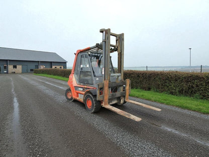 LINDE H70D DIESEL FORKLIFT – 6.5 TON LIFT – FULL CAB