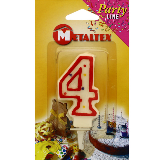192 X BIRTHDAY CANDLE AGE 4TH