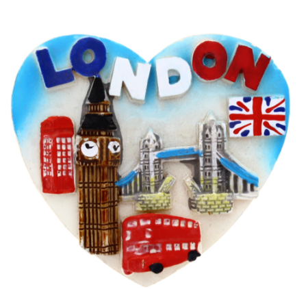 288 X FRIDGE MAGNET LONDON HEART