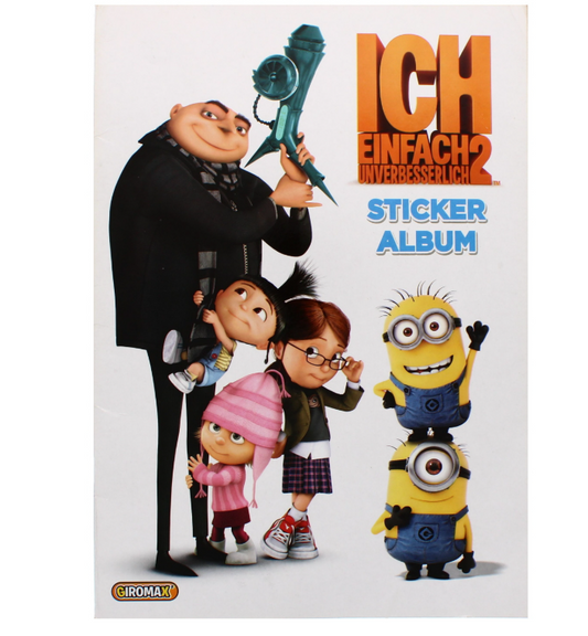 375 X DESPICABLE ME STICKER BOOK-PORT
