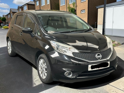 **(ONLY 91K MILEAGE)** 2015 NISSAN NOTE ACENTA 1.2 PETROL MANUAL MPV BLACK >>--NO VAT ON HAMMER--<<