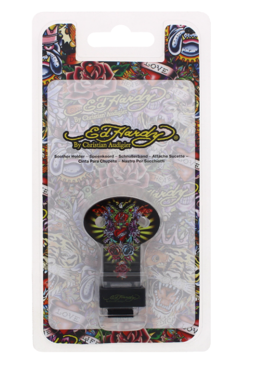 144 X ED HARDY-BABY SOOTHER HOLDER