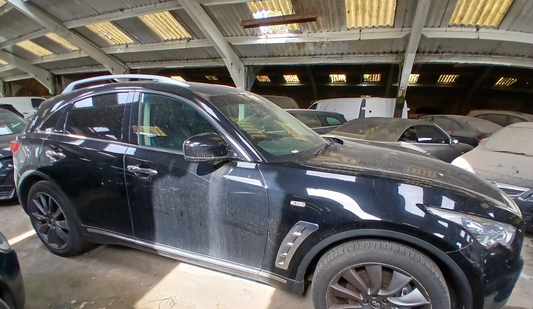 2013 INFINITI FX30D AUTO 2993CC DIESEL BLACK SUV >>--NO VAT ON HAMMER--<<