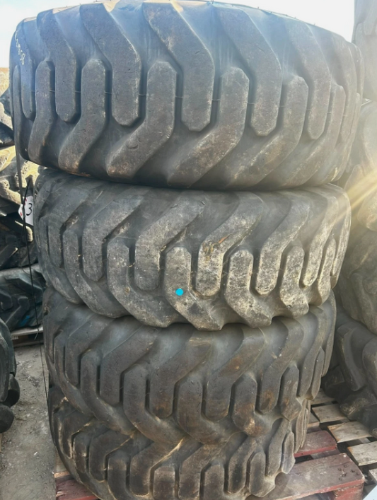 4X GOODYEAR 15.5-25 TYRES – SET OF 4