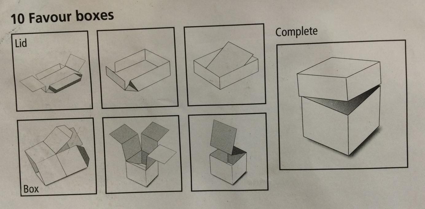 24 PACKS OF 10 WHITE FAVOR BOXES – ELEGANT AND EASY-TO-ASSEMBLE PARTY SUPPLIES