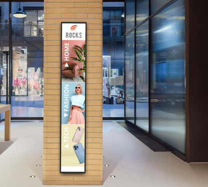 8 X NEW 1.2M LONG X 230 WIDE 43” ULTRA-WIDE COMMERCIAL DISPLAY 24/7 DIGITAL SIGNAGE MONITOR HDMI