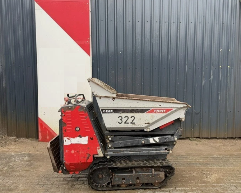 C&F T70 HT PETROL TRACK MINI DUMPER / BARROW