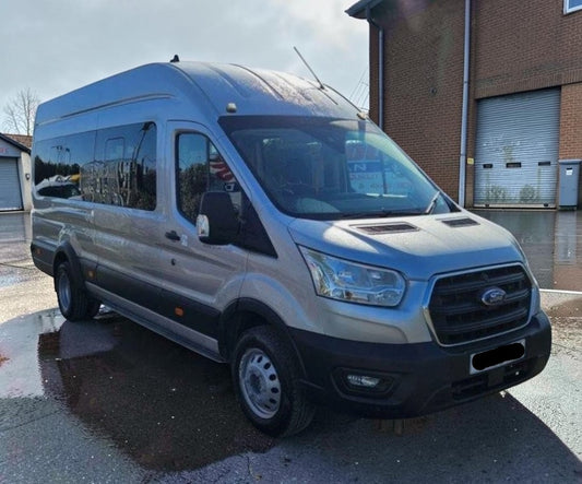 **(ONLY 108K MILEAGE)** 2019 FORD TRANSIT 460 LEADER ECOBLUE 1996CC MANUAL DIESEL MINIBUS SILVER