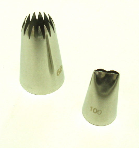 400 X CAKE DECORATING LARGE FRENCH OPEN STAR NOZZLE