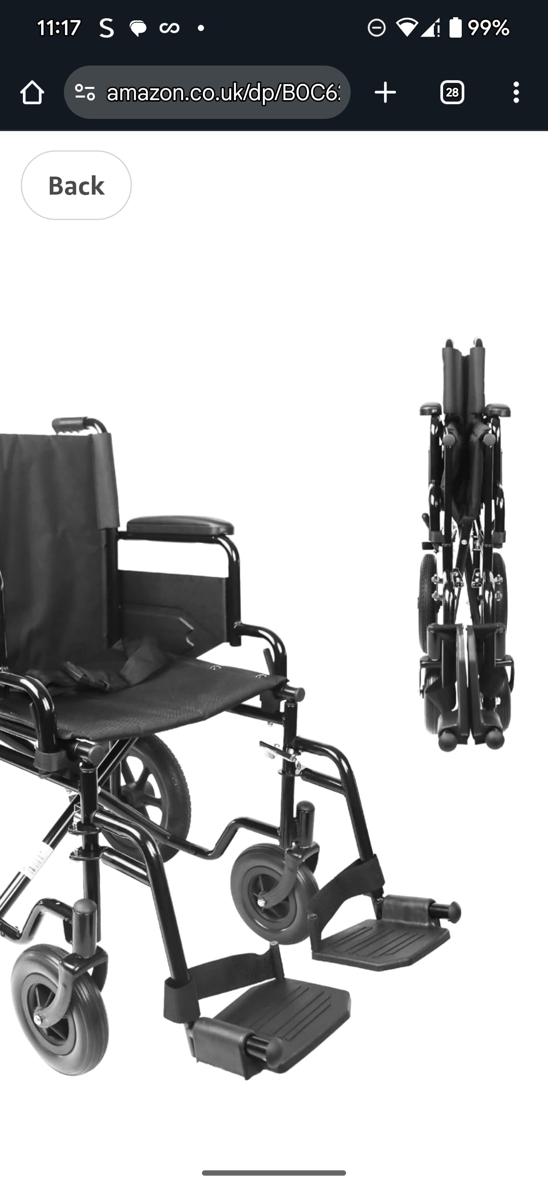 MOBILITY PATIENT WHEELCHAIR