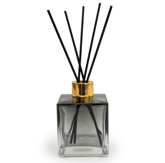 72 X NEW 200ML SQUARE GLASS REED DIFFUSER BERGAMOT OUD