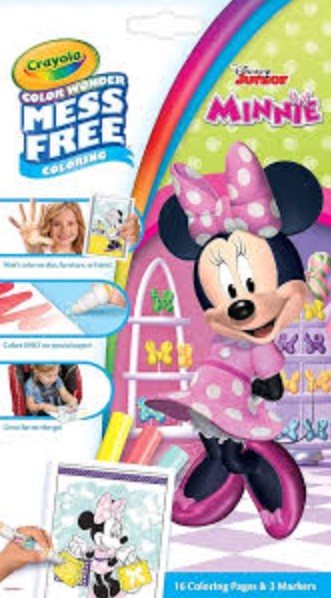 60 X NEW CRAYOLA COLOR WONDER MINNIE MINI FOLDALOPE