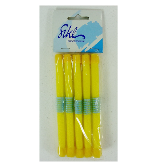 200 X YELLOW HAIR CURLERS'-MEDIUM
