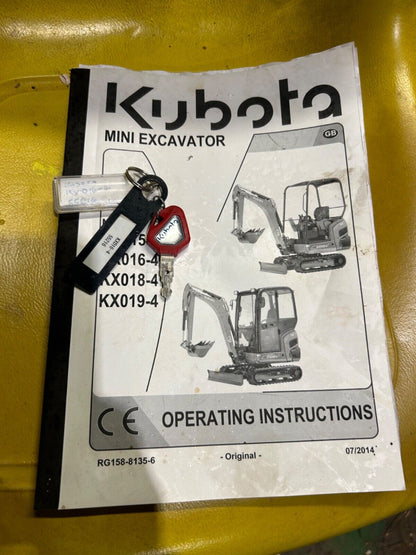 Bid on 2011 KUBOTA KX016 MINI EXCAVATOR: RELIABLE WORKHORSE- Buy &amp; Sell on Auction with EAMA Group