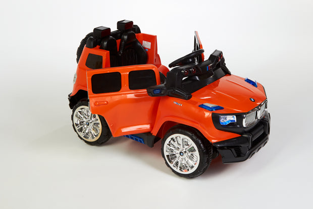 ORANGE KIDS ELECTRIC RIDE ON CAR WITH PARENTAL CONTROL BRAND NEW BOXED
