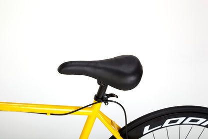 Bid on YELLOW STREET BIKE WITH 21 GREAR, BRAKE DISKS, KICK STAND, COOL THIN TYRES- Buy &amp; Sell on Auction with EAMA Group