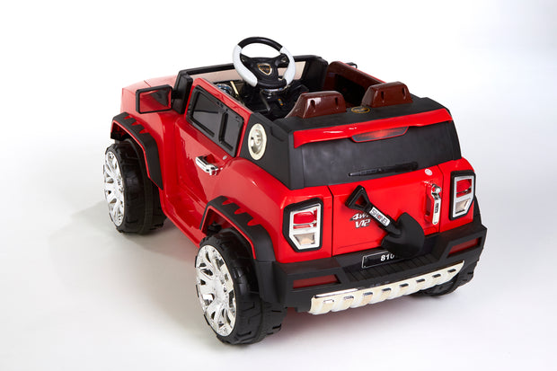 RED 4X4 KIDS ELECTRIC RIDE ON JEEP WITH REMOTE