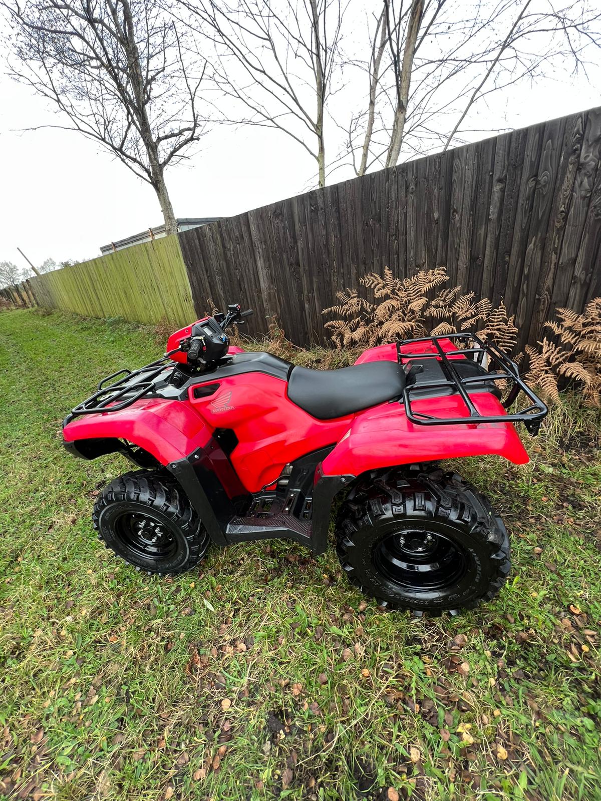 Bid on HONDA TRX 500 2X4 4X4 + DIFF LOCK LOW HOURS AND MILES START RUNS- Buy &amp; Sell on Auction with EAMA Group