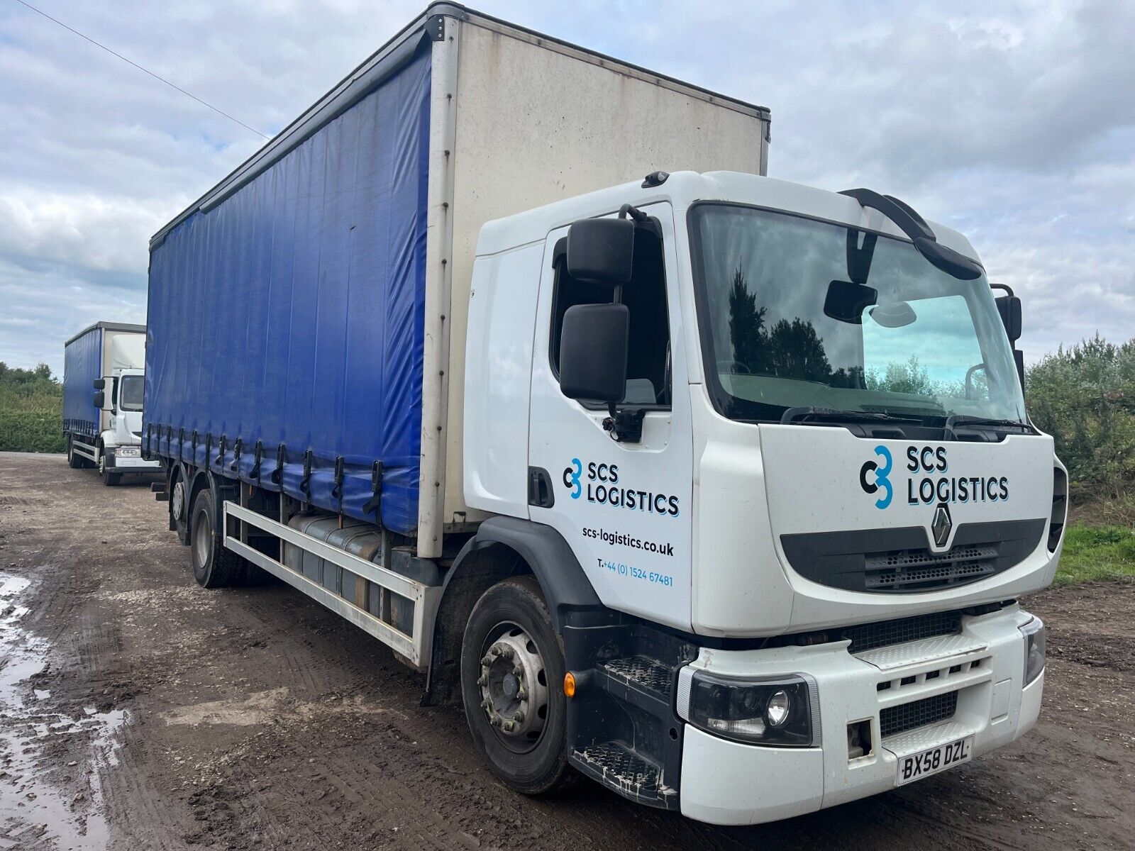 Bid on 2008 RENAULT PREMIUM 240 RIGID CURTAINSIDER TRUCK- Buy &amp; Sell on Auction with EAMA Group
