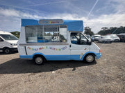 FORD TRANSIT WHIMSICAL ICE CREAM CRUISER WITH WORKING MACHINE - ONLY 55K MILES (NO VAT ON HAMMER)