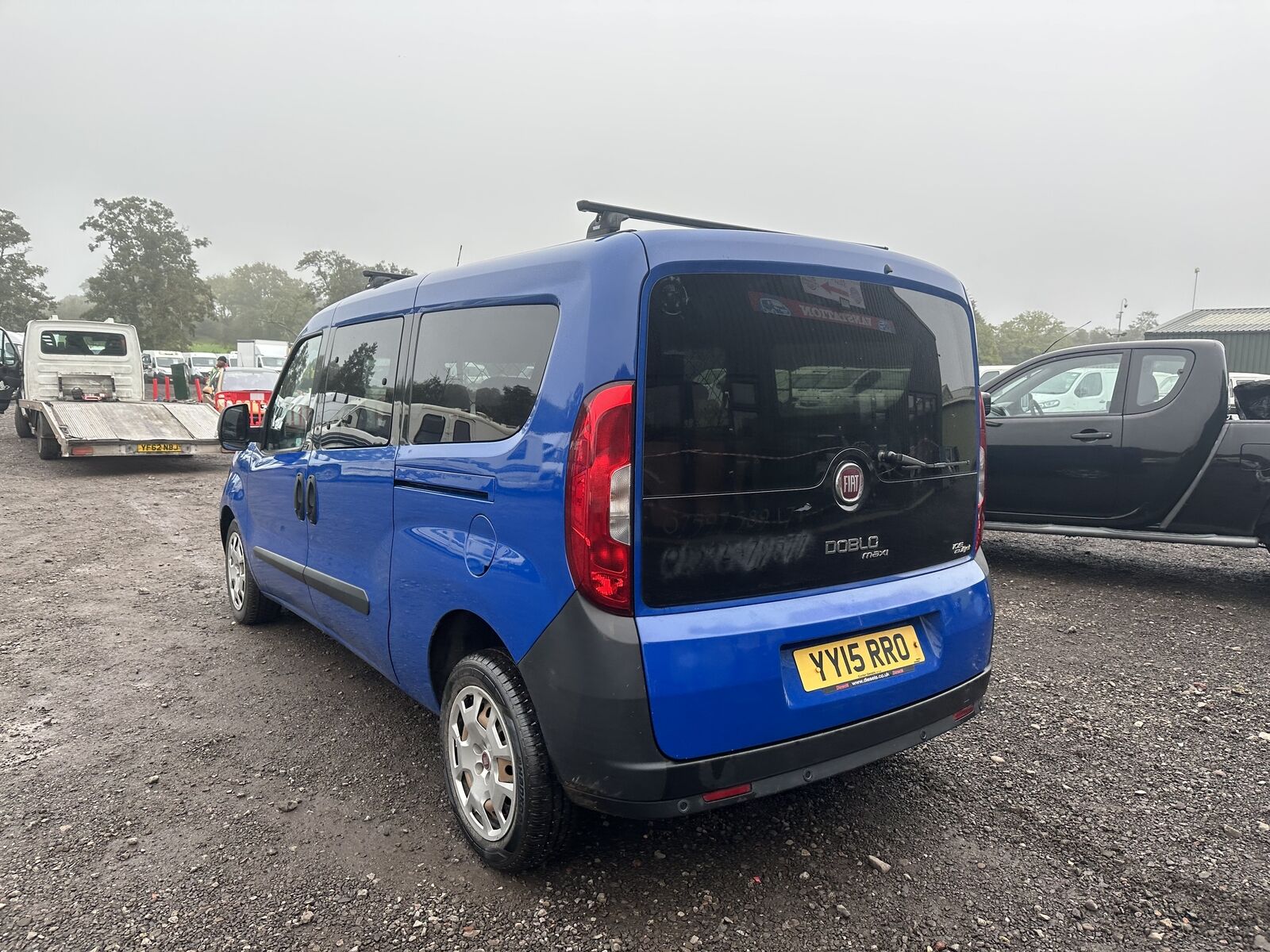 Bid on (ONLY 90K MILEAGE) 2015 FIAT DOBLO COMBO MAXI COMBI: WORKHORSE - MOT JAN 2024 - NO VAT ON HAMMER- Buy &amp; Sell on Auction with EAMA Group