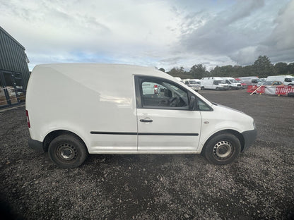 Bid on 2010 VOLKSWAGEN CADDY C20: RELIABLE WHITE PANEL VAN - NO VAT ON THE HAMMER- Buy &amp; Sell on Auction with EAMA Group