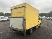 WORKHORSE YELLOW LUTON BOX VAN WITH TAIL LIFT READY TO GO - MOT MAY 2024 - NO VAT ON HAMMER